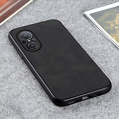 Funda Lujo Cuero Carcasa B08H para Huawei Honor 50 SE 5G Negro