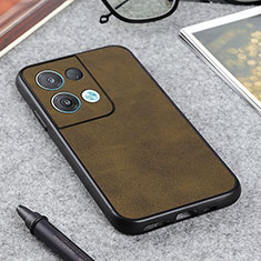 Funda Lujo Cuero Carcasa B08H para Oppo Reno8 Pro 5G Verde