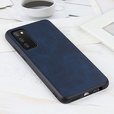 Funda Lujo Cuero Carcasa B08H para Samsung Galaxy A02s Azul