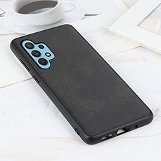 Funda Lujo Cuero Carcasa B08H para Samsung Galaxy A32 4G Negro