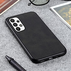 Funda Lujo Cuero Carcasa B08H para Samsung Galaxy A73 5G Negro