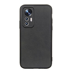 Funda Lujo Cuero Carcasa B08H para Xiaomi Mi 12 Lite 5G Negro