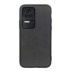 Funda Lujo Cuero Carcasa B08H para Xiaomi Redmi K50 5G Negro