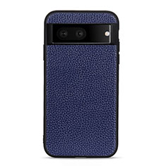 Funda Lujo Cuero Carcasa B11H para Google Pixel 7 5G Azul