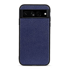 Funda Lujo Cuero Carcasa B11H para Google Pixel 7 Pro 5G Azul