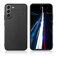 Funda Lujo Cuero Carcasa C08 para Samsung Galaxy S21 FE 5G Negro