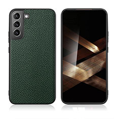 Funda Lujo Cuero Carcasa C08 para Samsung Galaxy S24 Plus 5G Verde