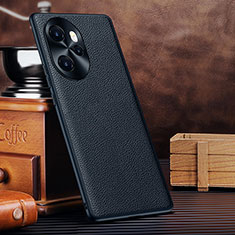 Funda Lujo Cuero Carcasa DL1 para Huawei Honor 100 Pro 5G Negro