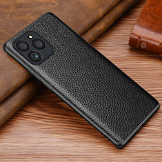 Funda Lujo Cuero Carcasa DL1 para Huawei Honor 60 SE 5G Negro