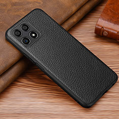 Funda Lujo Cuero Carcasa DL1 para Huawei Honor X30i Negro