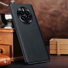 Funda Lujo Cuero Carcasa DL1 para Huawei Mate 50 Negro