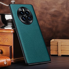 Funda Lujo Cuero Carcasa DL1 para Huawei Mate 50E Cian