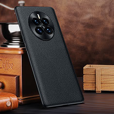 Funda Lujo Cuero Carcasa DL1 para Huawei Mate 50E Negro