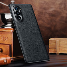 Funda Lujo Cuero Carcasa DL1 para Huawei Nova 10 Pro Negro