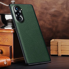 Funda Lujo Cuero Carcasa DL1 para Huawei Nova 10 Verde