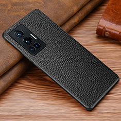 Funda Lujo Cuero Carcasa DL1 para Vivo X70 Pro 5G Negro