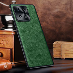 Funda Lujo Cuero Carcasa DL1 para Xiaomi Mi 13 5G Verde