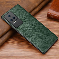 Funda Lujo Cuero Carcasa DL1 para Xiaomi Redmi K50 5G Verde