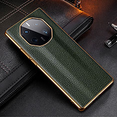 Funda Lujo Cuero Carcasa DL2 para Huawei Mate 50 RS Verde