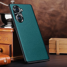 Funda Lujo Cuero Carcasa DL3 para Huawei Honor 60 5G Cian