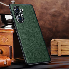 Funda Lujo Cuero Carcasa DL3 para Huawei Honor 60 Pro 5G Verde