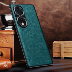 Funda Lujo Cuero Carcasa DL3 para Huawei Honor 80 Pro 5G Cian