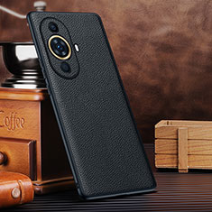 Funda Lujo Cuero Carcasa DL3 para Huawei Nova 11 Negro