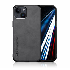 Funda Lujo Cuero Carcasa DY1 para Apple iPhone 12 Mini Negro