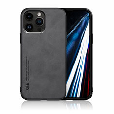 Funda Lujo Cuero Carcasa DY1 para Apple iPhone 15 Pro Max Negro