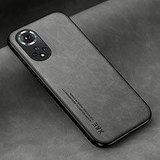 Funda Lujo Cuero Carcasa DY1 para Huawei Honor 50 5G Gris