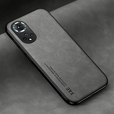 Funda Lujo Cuero Carcasa DY1 para Huawei Honor 50 Pro 5G Gris