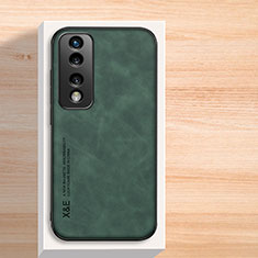 Funda Lujo Cuero Carcasa DY1 para Huawei Honor 70 Pro+ Plus 5G Verde