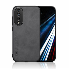 Funda Lujo Cuero Carcasa DY1 para Huawei Honor 80 Pro 5G Negro