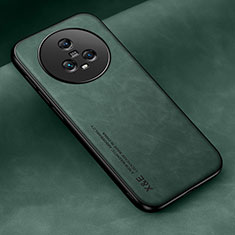 Funda Lujo Cuero Carcasa DY1 para Huawei Honor Magic5 5G Verde