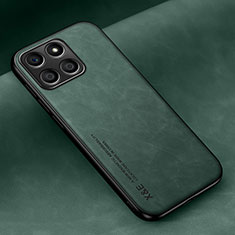 Funda Lujo Cuero Carcasa DY1 para Huawei Honor X6 5G Verde