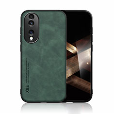 Funda Lujo Cuero Carcasa DY1 para Huawei Honor X7b Verde