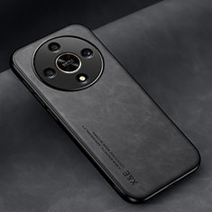 Funda Lujo Cuero Carcasa DY1 para Huawei Honor X9b 5G Negro