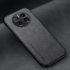 Funda Lujo Cuero Carcasa DY1 para Huawei Mate 50 Pro Negro