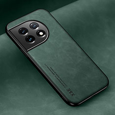 Funda Lujo Cuero Carcasa DY1 para OnePlus Ace 2 5G Verde