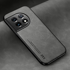 Funda Lujo Cuero Carcasa DY1 para OnePlus Ace 2 Pro 5G Gris