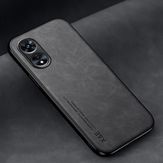 Funda Lujo Cuero Carcasa DY1 para Oppo A1 5G Negro