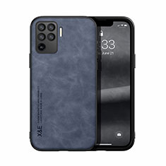 Funda Lujo Cuero Carcasa DY1 para Oppo A94 4G Azul