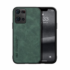 Funda Lujo Cuero Carcasa DY1 para Oppo F21 Pro 4G Verde