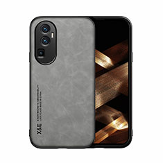 Funda Lujo Cuero Carcasa DY1 para Oppo Reno10 Pro+ Plus 5G Gris