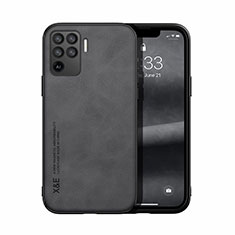 Funda Lujo Cuero Carcasa DY1 para Oppo Reno5 Lite Negro