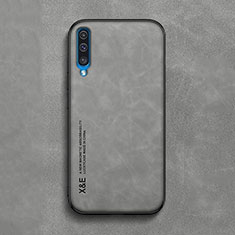 Funda Lujo Cuero Carcasa DY1 para Samsung Galaxy A50S Gris