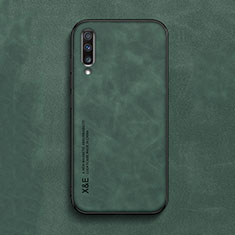 Funda Lujo Cuero Carcasa DY1 para Samsung Galaxy A70S Verde