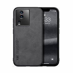 Funda Lujo Cuero Carcasa DY1 para Vivo iQOO Neo7 SE Negro