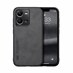 Funda Lujo Cuero Carcasa DY1 para Vivo V25 5G Negro