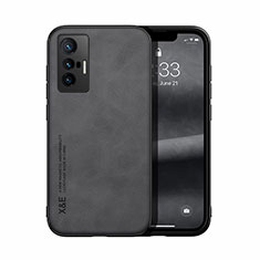 Funda Lujo Cuero Carcasa DY1 para Vivo X70t Negro